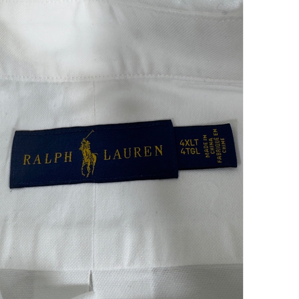 Ralph Lauren Button Down Shirt Mens 4XLT Long Sleeve Oxford Prep Old Money - Picture 10 of 10